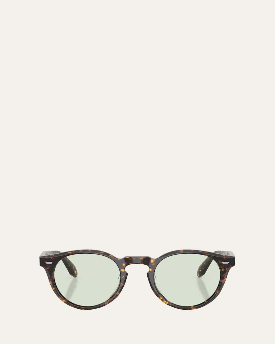 Acetate Polarized Round Sunglasses